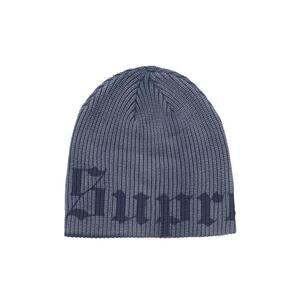 Supreme SS26 Old English Printed Beanie Blue 1 Sz Fits All